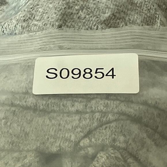 89th & Madison Womens Sweater Gray Cowl Neck Asymmetric Buttons Stretch L - Picture 12 of 12